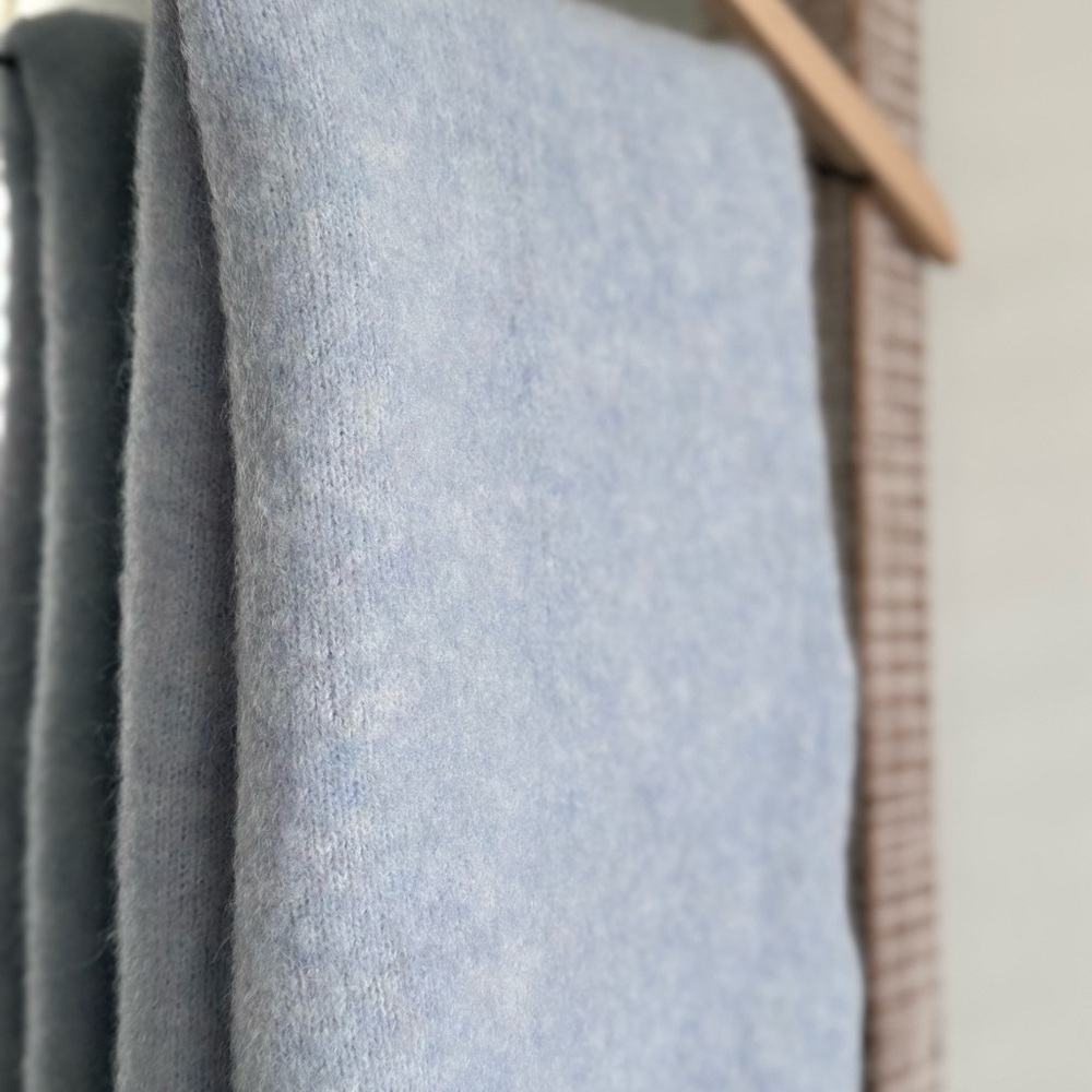 Sezane Marianne Scarf in Sky Blue - Picture 3 of 7